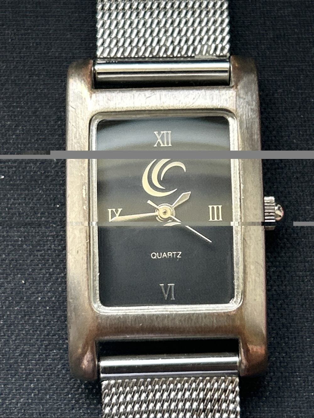 Weight Watchers Black Dial Silver Tone Women’s Quartz Watch